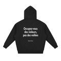 Pull à capuche « Occupez vous des violeurs, pas des voilées »