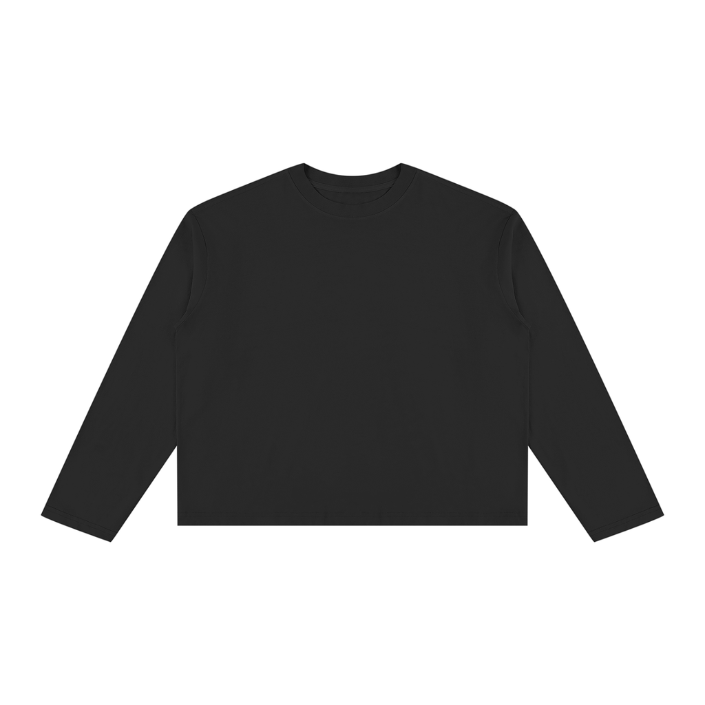 Tee shirt manche longue DROITIER MAIS DE GAUCHE ( version noir )