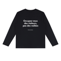 Occupez-vous des violeurs, pas des voilée T-Shirt manche longue
