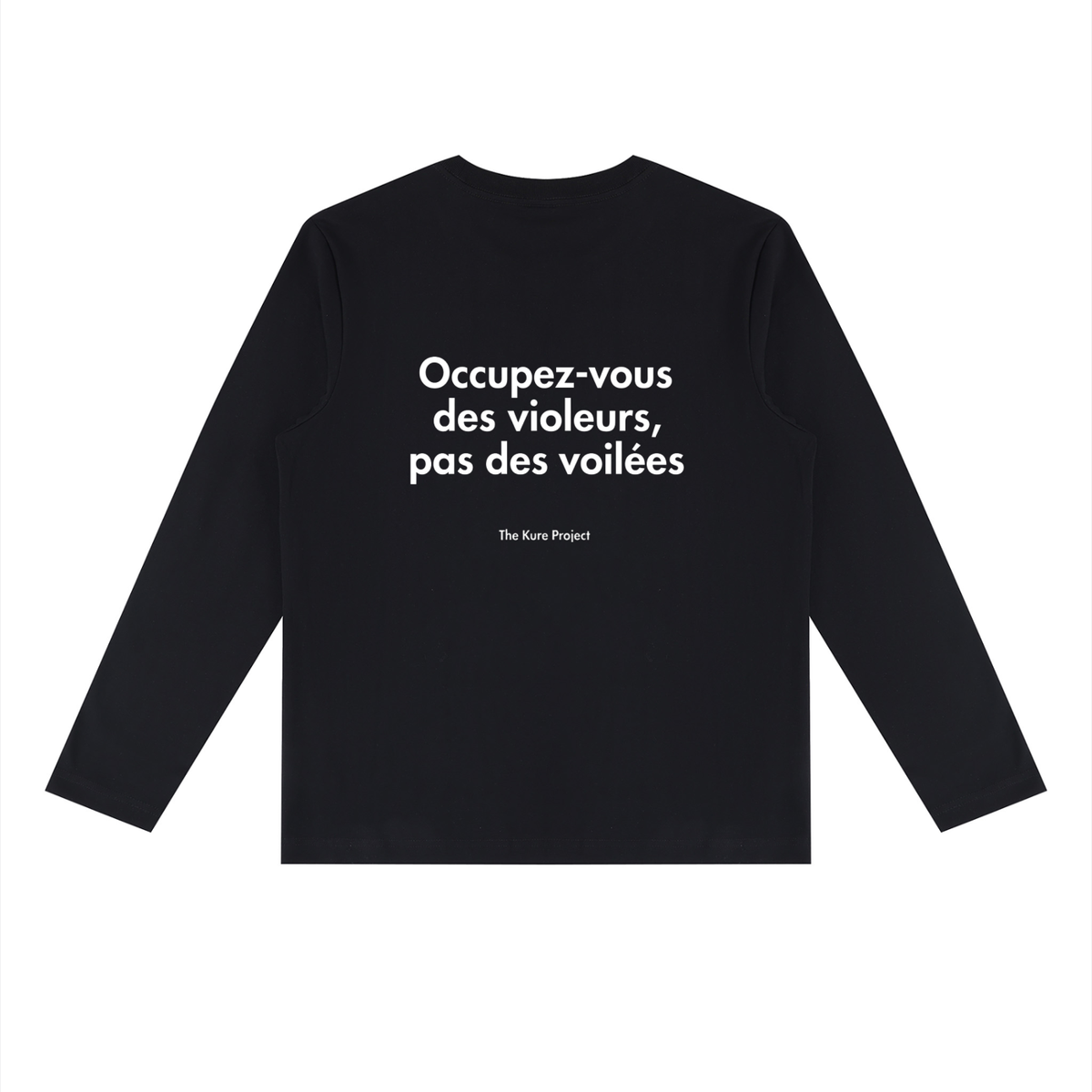 Occupez-vous des violeurs, pas des voilée T-Shirt manche longue